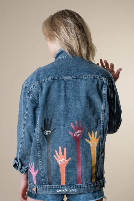 PEACE ONLY Jean Jacket - Rebelle Theory