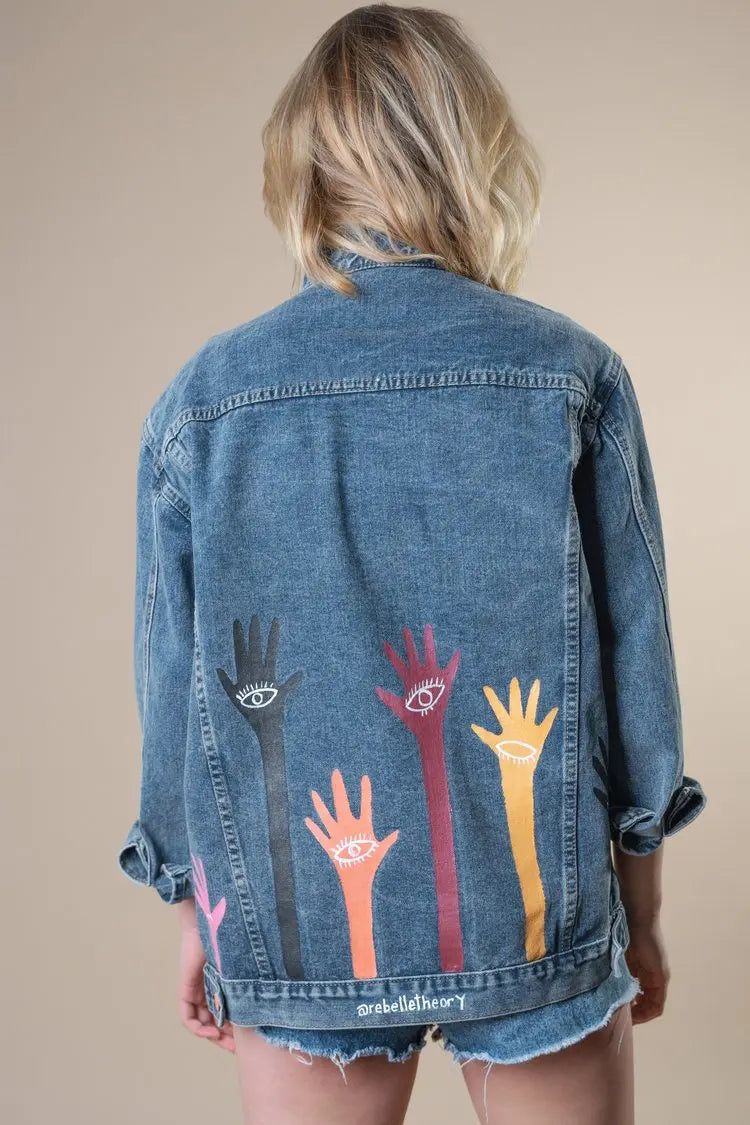 PEACE ONLY Jean Jacket - Rebelle Theory