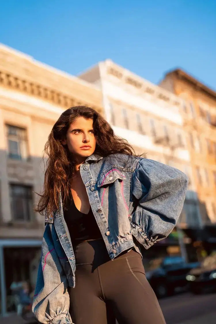 PINK WAVE Painted Jacket - Rebelle Theory