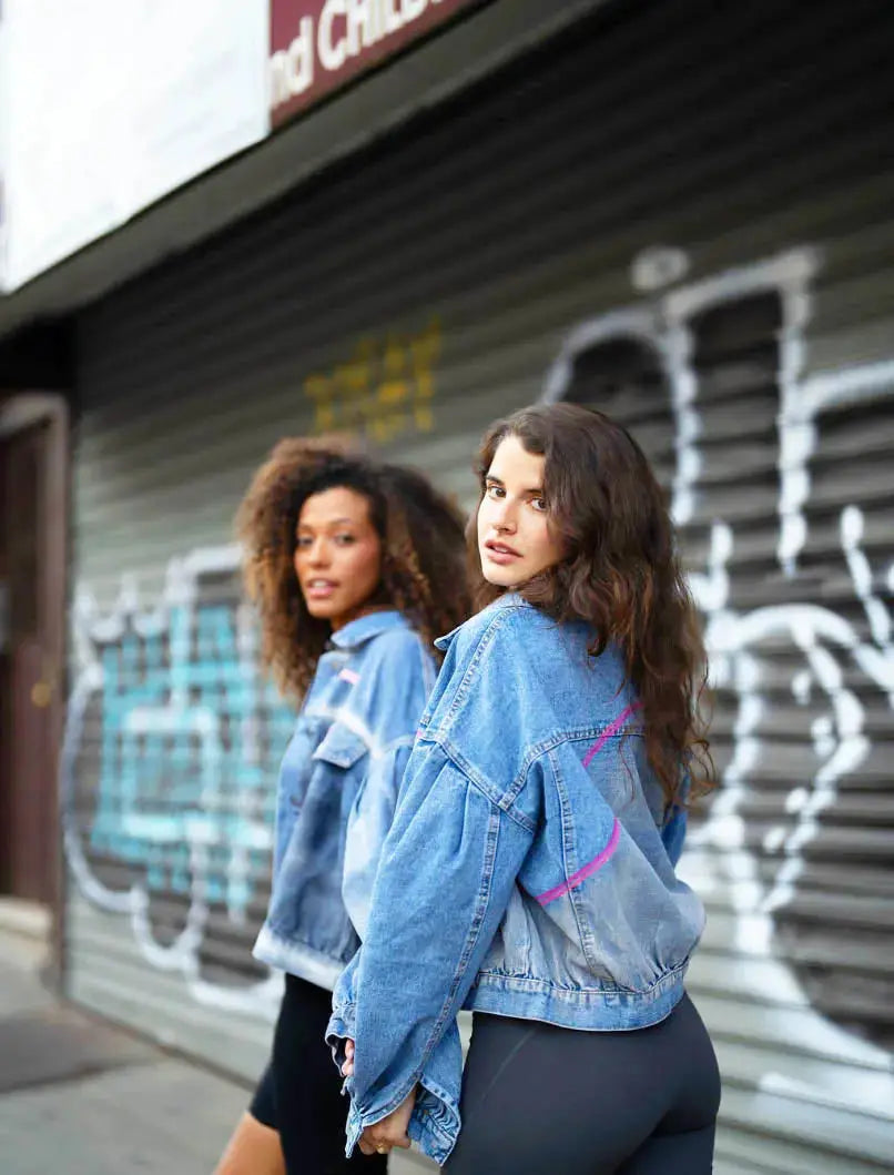 PINK WAVE Painted Jacket - Rebelle Theory