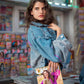 PINK WAVE Painted Jacket - Rebelle Theory