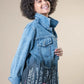 POSITIVE QUOTES Painted Jacket - Rebelle Theory