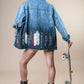 POSITIVE QUOTES Painted Jacket - Rebelle Theory