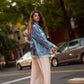 'POWER OF NOW' Denim Jacket - Rebelle Theory