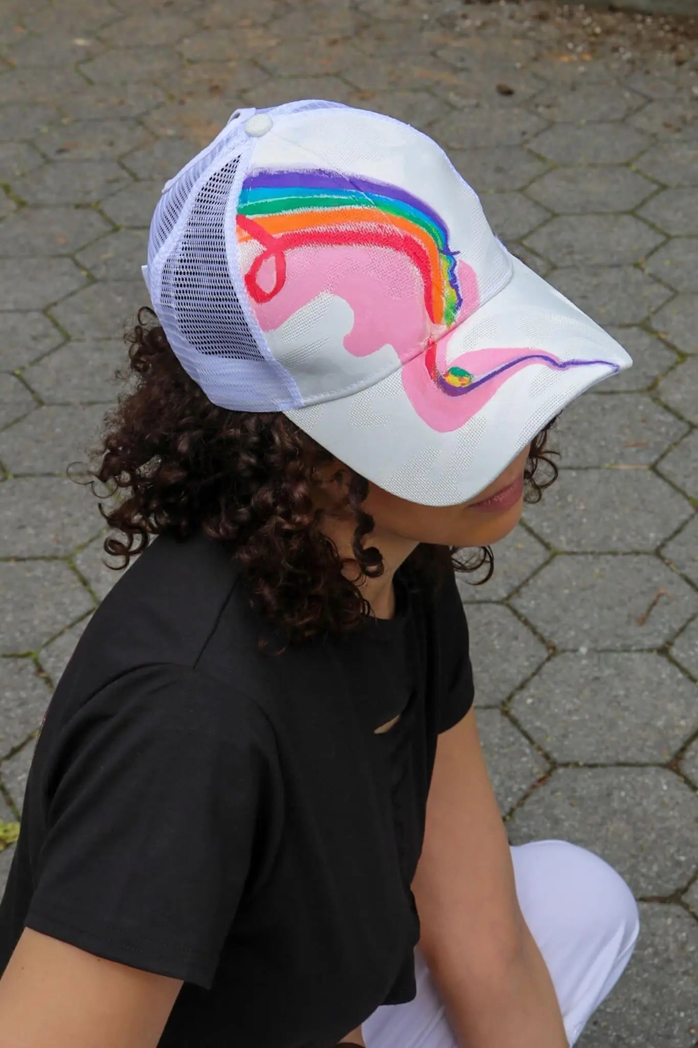 Pride Love Painted Cap - Rebelle Theory