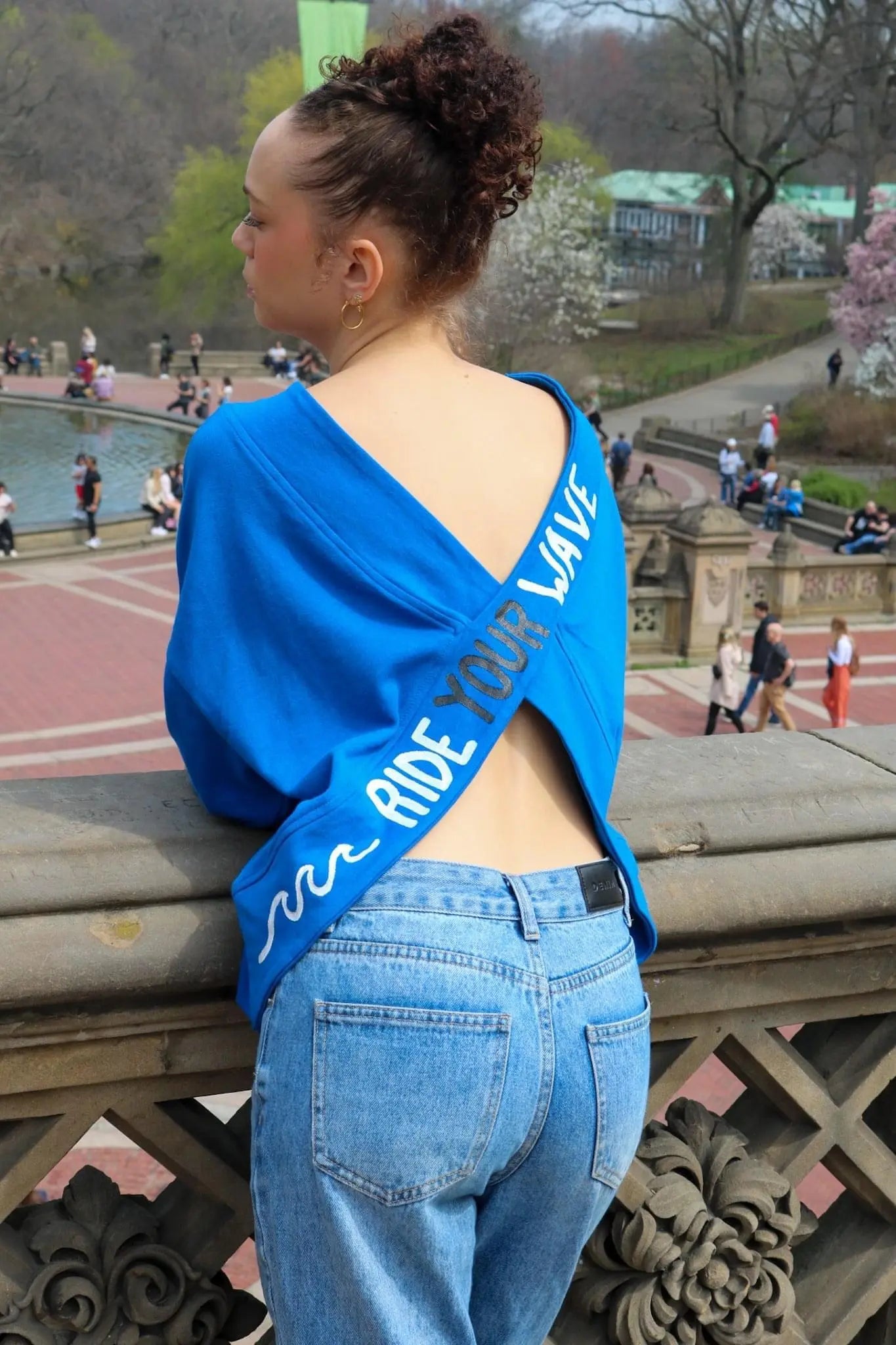 Ride your Wave Painted Sweatshirt - Rebelle Theory