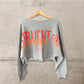 STRAIGHT FIRE Painted Sweatshirt - Rebelle Theory