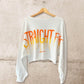 STRAIGHT FIRE Painted Sweatshirt - Rebelle Theory