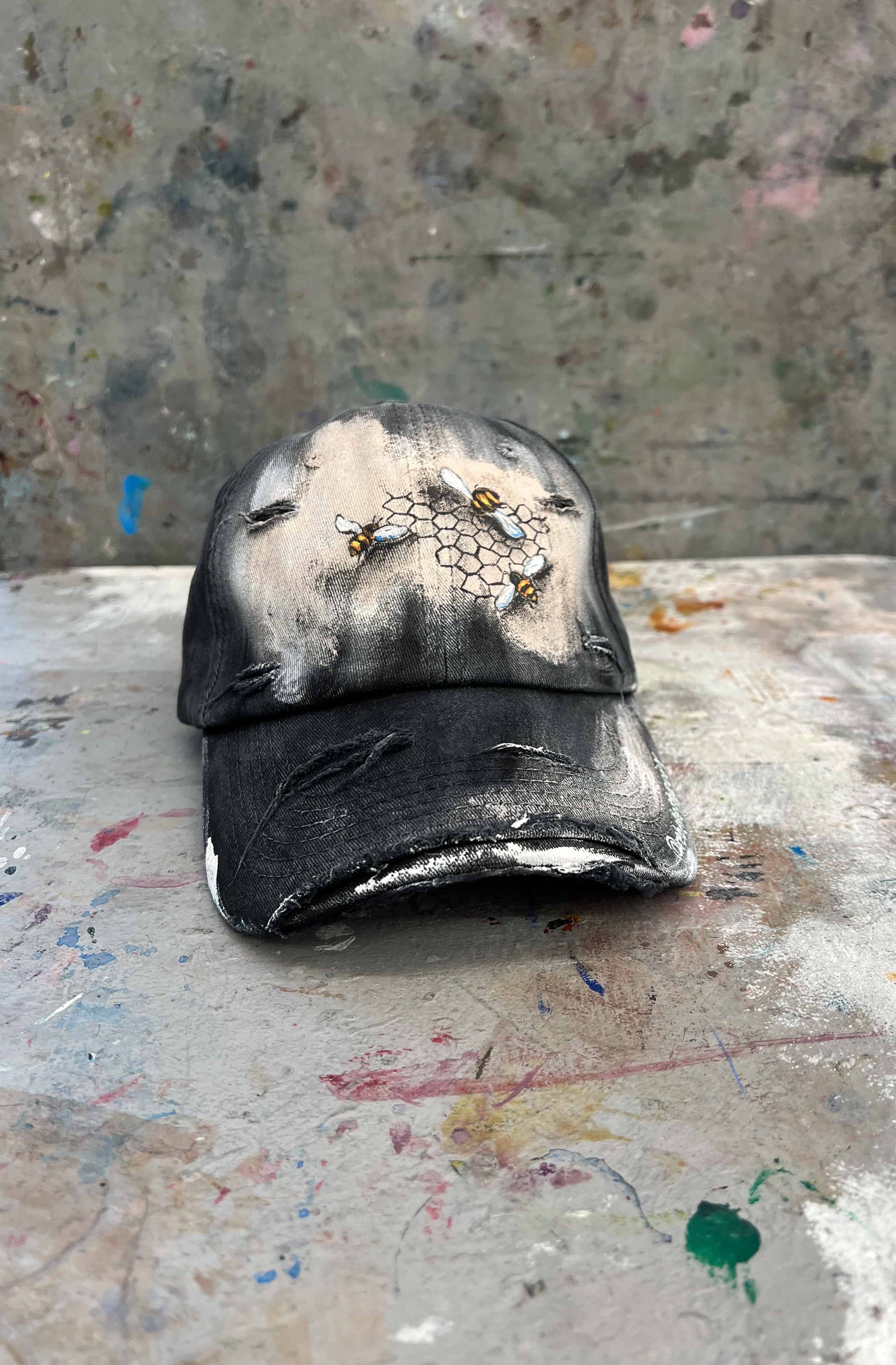 SAVE THE BEES Painted Cap - Rebelle Theory
