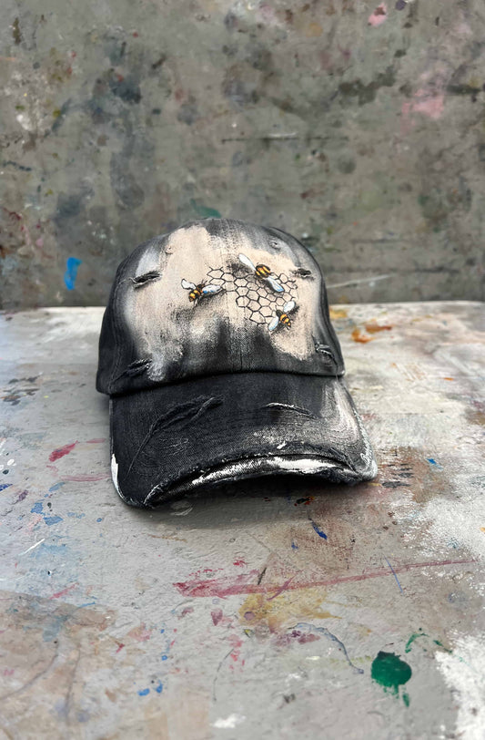 SAVE THE BEES Painted Cap - Rebelle Theory