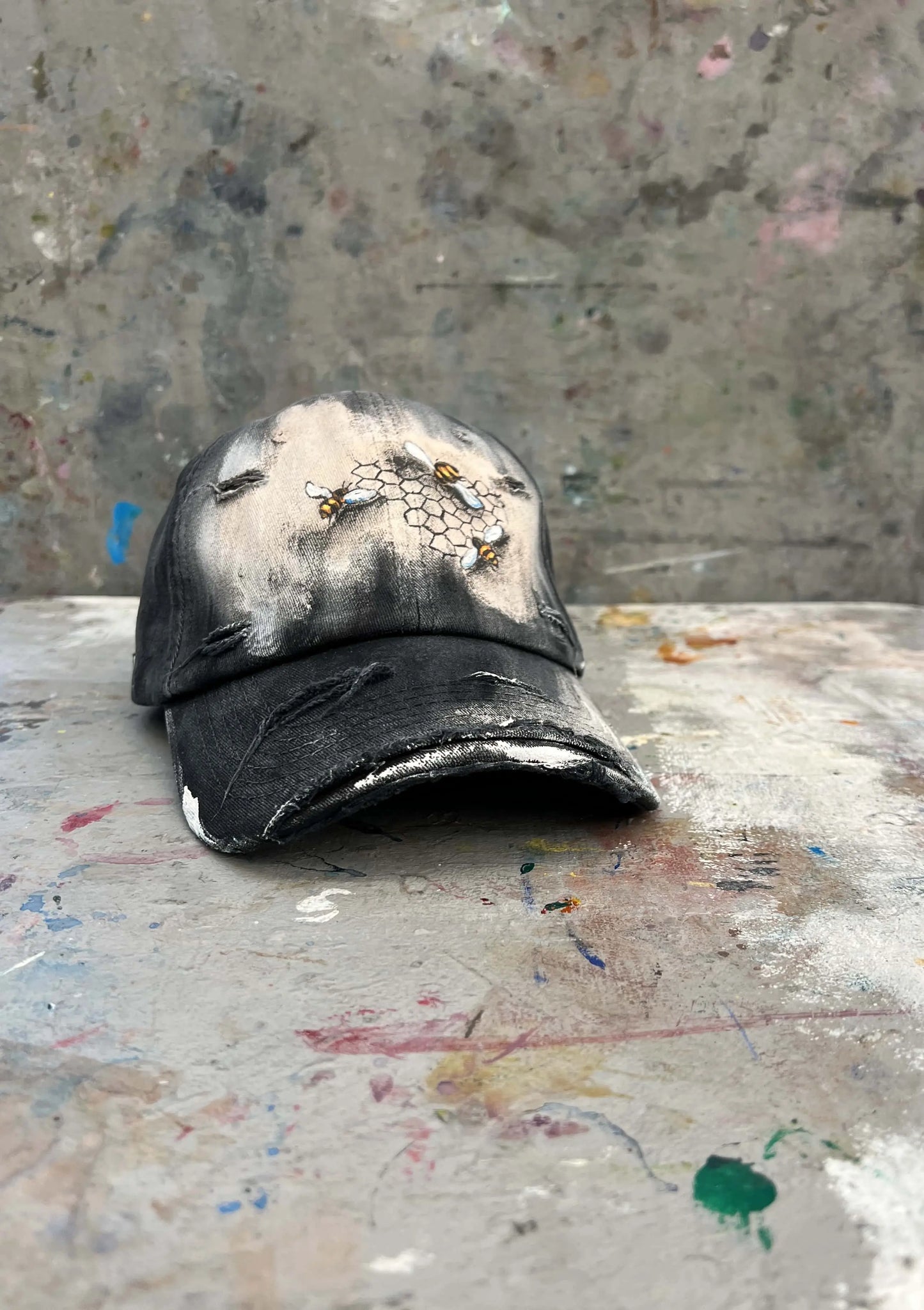 SAVE THE BEES Painted Cap - Rebelle Theory