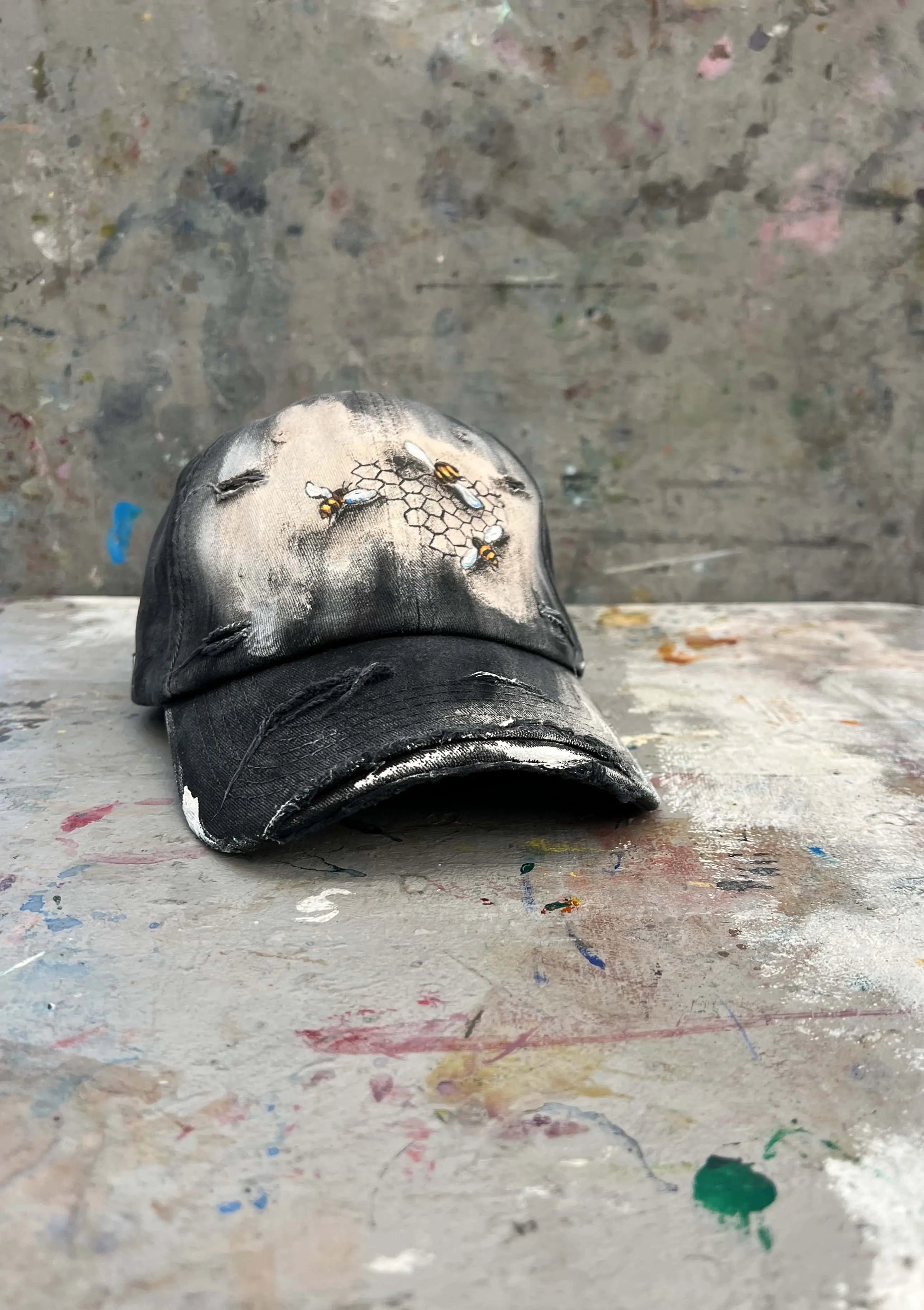 SAVE THE BEES Painted Cap - Rebelle Theory