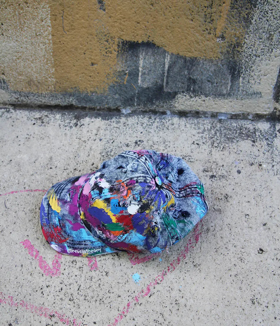 The Rainbow Painted Cap - Rebelle Theory