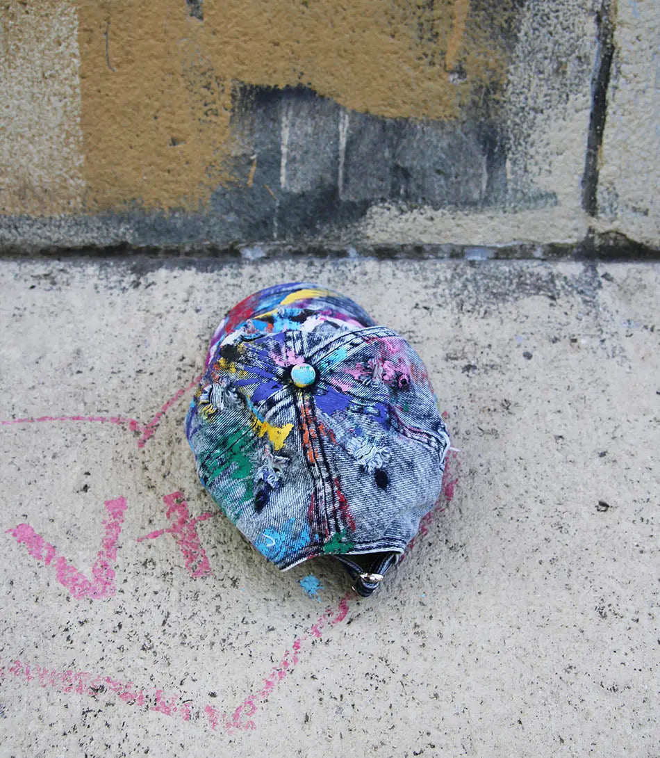 The Rainbow Painted Cap - Rebelle Theory