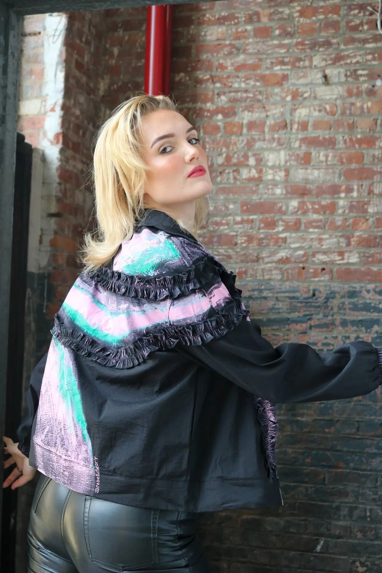 THE WAVE Painted Jacket - Rebelle Theory