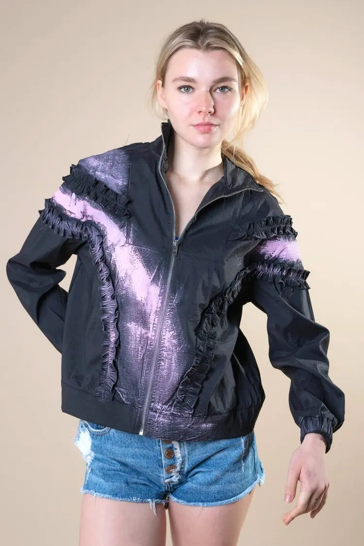 THE WAVE Painted Jacket - Rebelle Theory
